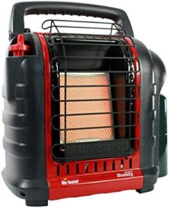 Mr. Heater F232000 MH9BX Buddy 4,000-9,000-BTU Indoor-Protected Transportable Propane Radiant Heater, Purple-Black